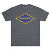 Rangers Diamond Triblend Athletic Shirt T-Shirt Printify Tri-Blend Premium Heather S 