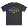 Rangers Diamond Triblend Athletic Shirt T-Shirt Printify Tri-Blend Vintage Navy S 