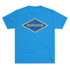 Rangers Diamond Triblend Athletic Shirt T-Shirt Printify Tri-Blend Vintage Turquoise S 