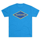 Rangers Diamond Triblend Athletic Shirt T-Shirt Printify Tri-Blend Vintage Turquoise S 