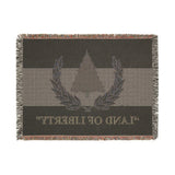 Republic of Pineland Insignia Woven Blanket Home Decor Printify 