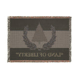 Republic of Pineland Insignia Woven Blanket Home Decor Printify 