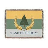 Republic of Pineland Insignia Woven Blanket Home Decor Printify Artwork 80" × 60" 