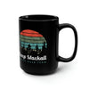 Retro Camp Mackall Nature Walk Team 15oz Black Mug Mug Printify 