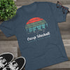 Retro Camp Mackall Nature Walk Team Triblend Athletic Shirt T-Shirt Printify 