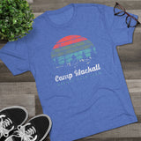 Retro Camp Mackall Nature Walk Team Triblend Athletic Shirt T-Shirt Printify 