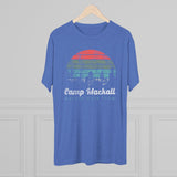 Retro Camp Mackall Nature Walk Team Triblend Athletic Shirt T-Shirt Printify 
