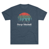 Retro Camp Mackall Nature Walk Team Triblend Athletic Shirt T-Shirt Printify Tri-Blend Indigo M 