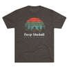 Retro Camp Mackall Nature Walk Team Triblend Athletic Shirt T-Shirt Printify Tri-Blend Macchiato M 