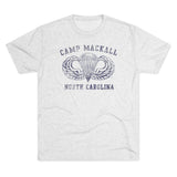 Retro Camp Mackall Triblend Athletic Shirt T-Shirt Printify M Tri-Blend Heather White 
