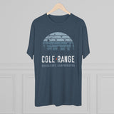 Retro Cole Range Adventure Campground Triblend Athletic Shirt T-Shirt Printify 