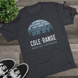Retro Cole Range Adventure Campground Triblend Athletic Shirt T-Shirt Printify 