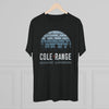 Retro Cole Range Adventure Campground Triblend Athletic Shirt T-Shirt Printify 