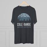 Retro Cole Range Adventure Campground Triblend Athletic Shirt T-Shirt Printify 