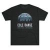 Retro Cole Range Adventure Campground Triblend Athletic Shirt T-Shirt Printify Tri-Blend Vintage Black M 