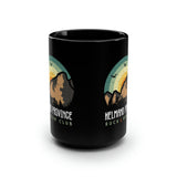 Retro Helmand Province Ruck & Run Club 15oz Black Mug Mug Printify 