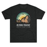 Retro Helmand Province Ruck & Run Club Triblend Athletic Shirt T-Shirt Printify Tri-Blend Vintage Black M 