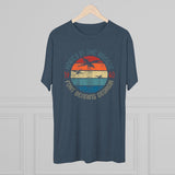Retro Knees in the Breeze Airborne Triblend Athletic Shirt T-Shirt Printify 