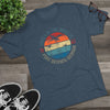 Retro Knees in the Breeze Airborne Triblend Athletic Shirt T-Shirt Printify 