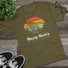 Retro Nasty Nick's Adventure Playground Triblend Athletic Shirt T-Shirt Printify 