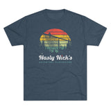 Retro Nasty Nick's Adventure Playground Triblend Athletic Shirt T-Shirt Printify Tri-Blend Indigo M 