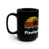 Retro Pineland Resistance Forces 15oz Black Mug Mug Printify 