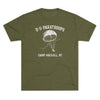 Retro US Paratroops Camp Mackall Triblend Athletic Shirt T-Shirt Printify M Tri-Blend Military Green 