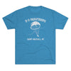 Retro US Paratroops Camp Mackall Triblend Athletic Shirt T-Shirt Printify M Tri-Blend Vintage Turquoise 