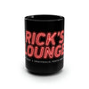 Rick's Lounge Black Mug Mug Printify 