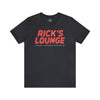 Rick's Lounge Unisex Jersey Short Sleeve Tee T-Shirt Printify Dark Grey S 