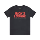 Rick's Lounge Unisex Jersey Short Sleeve Tee T-Shirt Printify Dark Grey S 