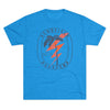 Schofield Barracks Tropical Paradise Distressed - Triblend Athletic Shirt T-Shirt Printify Tri-Blend Vintage Turquoise S 