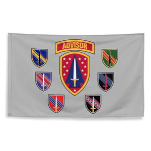 Security Force Assistance Brigade Insignia Indoor Display Flag Wall Art American Marauder 