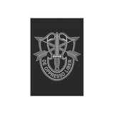 SFG on Black - Vertical Outdoor House & Garden Banners Home Decor Printify 