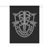 SFG on Black - Vertical Outdoor House & Garden Banners Home Decor Printify 24.5'' × 32'' 