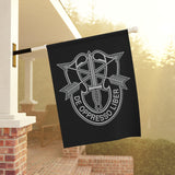 SFG on Black - Vertical Outdoor House & Garden Banners Home Decor Printify 