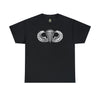 Silver Wings - Unisex Heavy Cotton Tee T-Shirt Printify Black S 