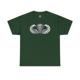 Silver Wings - Unisex Heavy Cotton Tee T-Shirt Printify Forest Green S 