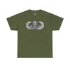 Silver Wings - Unisex Heavy Cotton Tee T-Shirt Printify Military Green S 