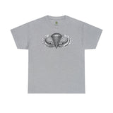 Silver Wings - Unisex Heavy Cotton Tee T-Shirt Printify Sport Grey S 