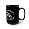 Space Shuttle Door gunner 15oz Black Mug Mug Printify 