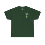 Special Forces Airborne Insignia Standard Fit Cotton Shirt T-Shirt Printify Forest Green S 