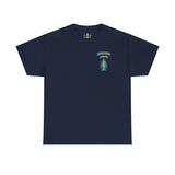 Special Forces Airborne Insignia Standard Fit Cotton Shirt T-Shirt Printify Navy S 