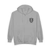 Special Forces Crest Zip Hoodie - Front and Back Hoodie Printify 