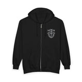 Special Forces Crest Zip Hoodie - Front and Back Hoodie Printify 
