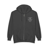 Special Forces Crest Zip Hoodie - Front and Back Hoodie Printify 