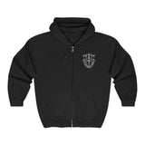Special Forces Crest Zip Hoodie - Front and Back Hoodie Printify Black M 