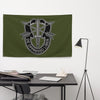 Special Forces De Oppresso Liber Insignia GREEN Indoor Display Flag Wall Art American Marauder 