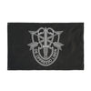 Special Forces Group Insignia Black Double-Sided Flag - 36 x 60 Home Decor Printify 36'' × 60'' 