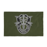 Special Forces Group Insignia OD Double-Sided Flag - 36 x 60 Home Decor Printify 36'' × 60'' 